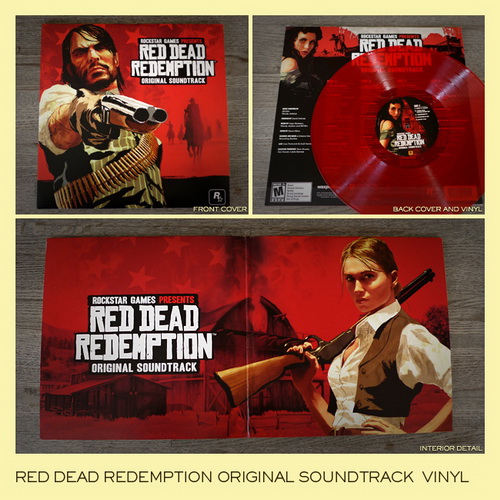 Red vinyl LP of Red Dead Redemption Soundtrack