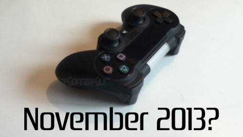 PS4 november 2013