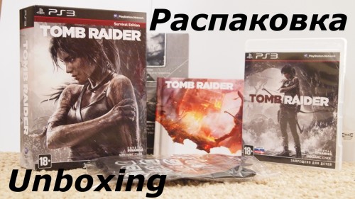 Распаковка Tomb Raider Survival Edition