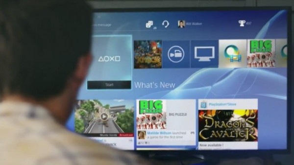 PlayStation 4 Interface In Action
