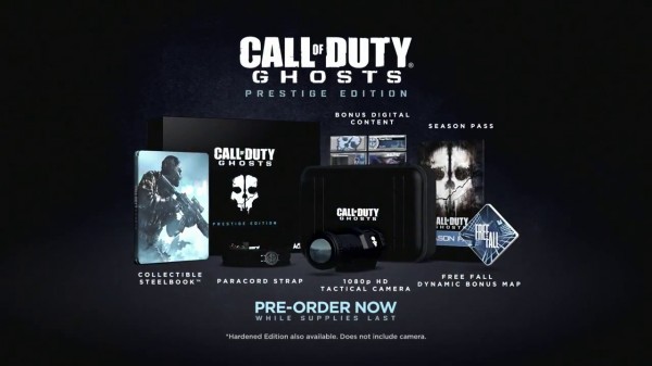 Call of Duty Ghosts Prestige and Hardened Editions