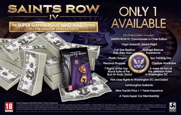Saints Row IV Super Dangerous Wad Wad Edition
