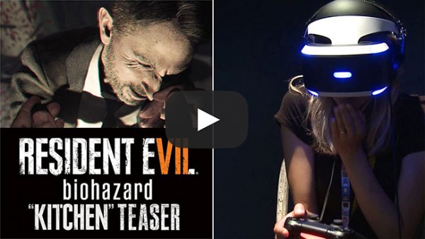Resident Evil 7 'Kitchen' PSVR Teaser Gameplay Reactions