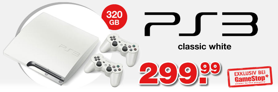 PS3 white